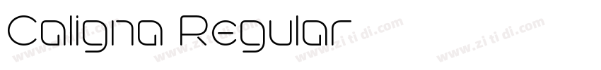 Caligna Regular字体转换 Caligna Regular字体转换